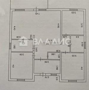 Дом 109м², 1-этажный, участок 5 сот.