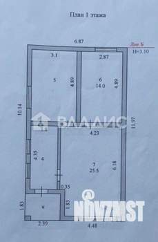 Дом 186м², 3-этажный, участок 3 сот.