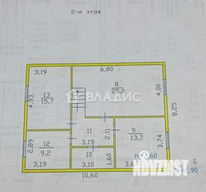 Дом 164м², 2-этажный, участок 6 сот.