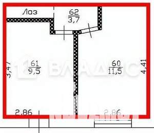 Таунхаус 49м², 2-этажный, участок 1 сот.