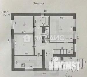 Дом 181м², 2-этажный, участок 8 сот.  