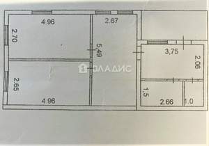 Дом 55м², 2-этажный, участок 5 сот.  