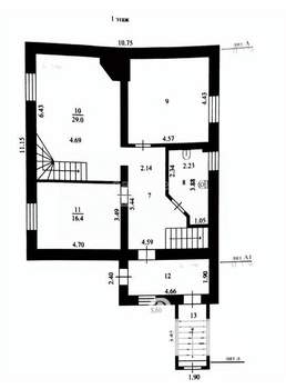 Дом 188м², 2-этажный, участок 9 сот.  