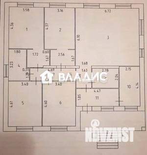 Дом 154м², 2-этажный, участок 15 сот.  