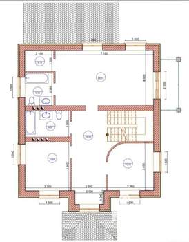 Коттедж 191м², 2-этажный, участок 15 сот.  