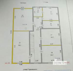 Дом 291м², 2-этажный, участок 6 сот.  