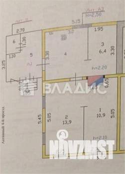 Дом 41м², 1-этажный, участок 2 сот.  