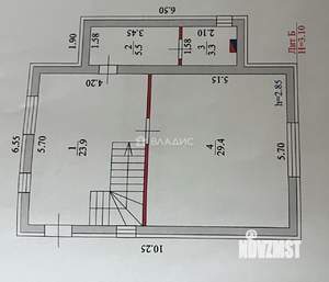 Дом 125м², 2-этажный, участок 6 сот.  