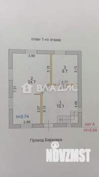 Дом 100м², 2-этажный, участок 10 сот.  