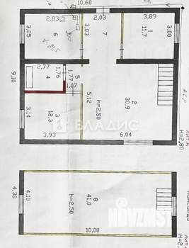 Дом 118м², 2-этажный, участок 5 сот.  