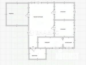 Дом 85м², 1-этажный, участок 7 сот.  