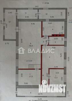 Дом 231м&sup2;, 2-этажный, участок 666 сот.  
