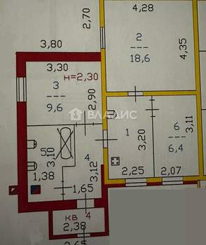 Дом 51м², 1-этажный, участок 3 сот.  
