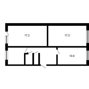 3-к квартира, на длительный срок, 60м2, 3/5 этаж