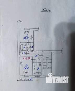 2-к квартира, на длительный срок, 50м2, 5/5 этаж