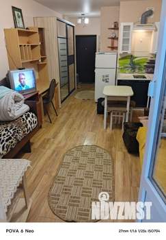 Студия квартира, на длительный срок, 30м2, 12/22 этаж