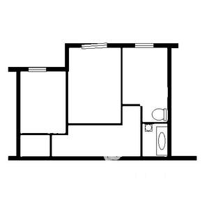 2-к квартира, на длительный срок, 50м2, 4/9 этаж