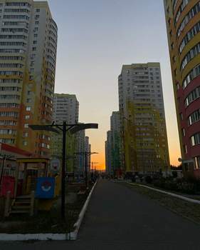 Студия квартира, на длительный срок, 27м2, 12/22 этаж