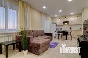 1-к квартира, посуточно, 45м2, 1/1 этаж