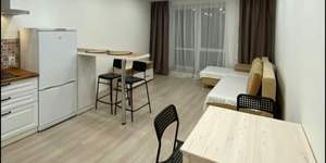 Студия квартира, на длительный срок, 28м2, 17/19 этаж