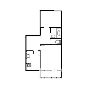 2-к квартира, на длительный срок, 52м2, 5/5 этаж