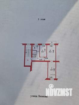 3-к квартира, на длительный срок, 50м2, 3/5 этаж