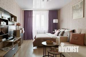 1-к квартира, посуточно, 42м2, 1/1 этаж