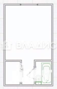 Студия квартира, вторичка, 18м2, 2/5 этаж
