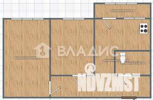 2-к квартира, вторичка, 48м2, 4/9 этаж