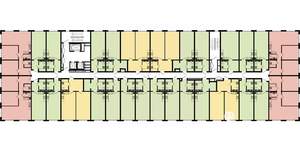 3-к квартира, строящийся дом, 75м2, 2/17 этаж