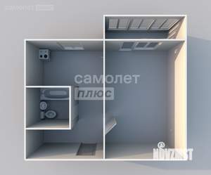 1-к квартира, вторичка, 37м2, 9/9 этаж