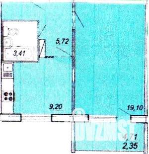 1-к квартира, вторичка, 42м2, 7/10 этаж