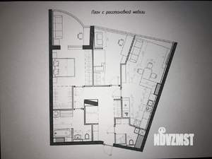 2-к квартира, вторичка, 90м2, 14/16 этаж