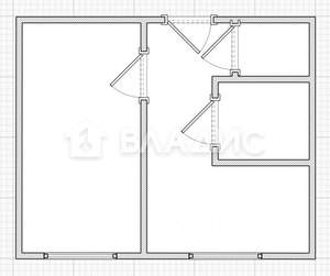 1-к квартира, вторичка, 29м2, 4/5 этаж