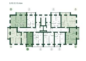 1-к квартира, сданный дом, 37м2, 12/14 этаж