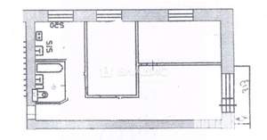 3-к квартира, вторичка, 55м2, 4/5 этаж