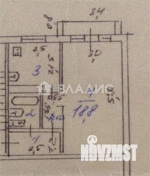 1-к квартира, вторичка, 33м2, 3/5 этаж