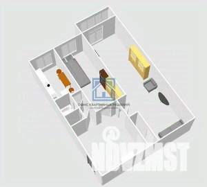 2-к квартира, вторичка, 40м2, 2/5 этаж