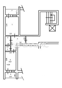 1-к квартира, вторичка, 37м2, 10/10 этаж