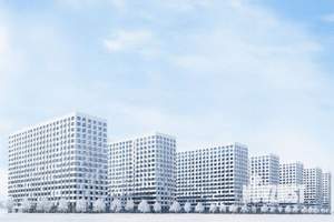 1-к квартира, строящийся дом, 32м2, 14/17 этаж