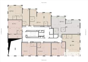 1-к квартира, вторичка, 61м2, 2/21 этаж