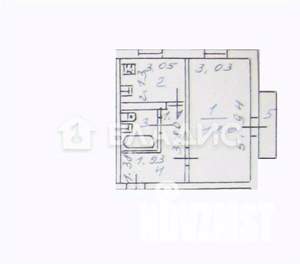 1-к квартира, вторичка, 35м2, 4/10 этаж