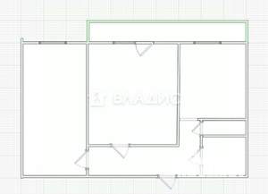 2-к квартира, вторичка, 47м2, 5/9 этаж