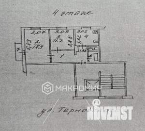 2-к квартира, вторичка, 51м2, 4/9 этаж