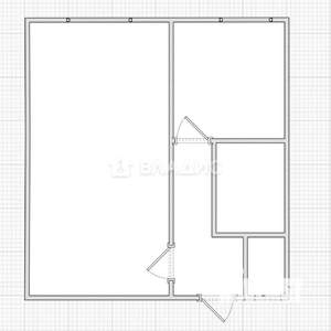 1-к квартира, вторичка, 32м2, 1/9 этаж