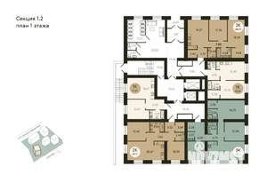 3-к квартира, вторичка, 89м2, 1/12 этаж