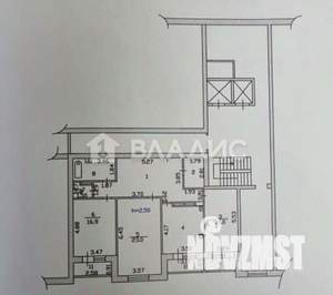 3-к квартира, вторичка, 114м2, 6/10 этаж