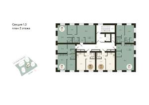 2-к квартира, вторичка, 81м2, 2/18 этаж
