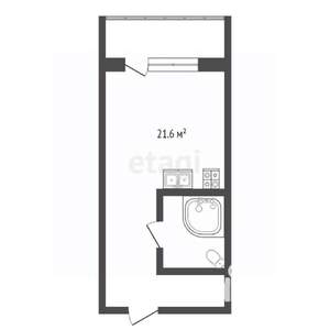 Студия квартира, вторичка, 22м2, 15/16 этаж