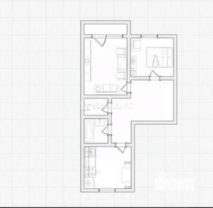 2-к квартира, вторичка, 59м2, 5/10 этаж